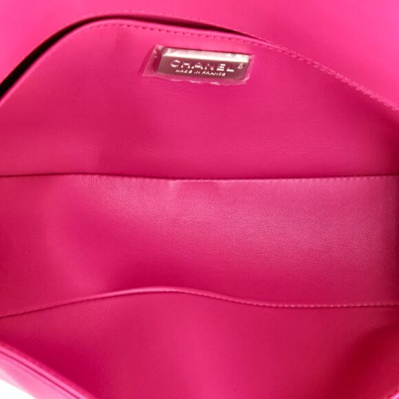 Chanel Boy Flap Bag Python Old Medium Pink - Picture 5 of 8